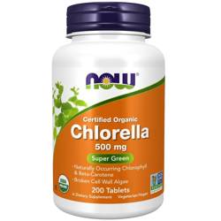 Now Foods Chlorella 500 mg 200 tablet