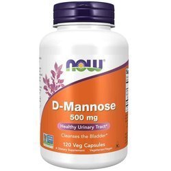Now Foods D-Manóza 500 mg 120 kapslí