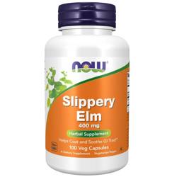 Now Foods Jilm Plavý (Slippery Elm) 400 mg 100 kapslí