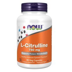 Now Foods L-Citrulin 750 mg 90 kapslí