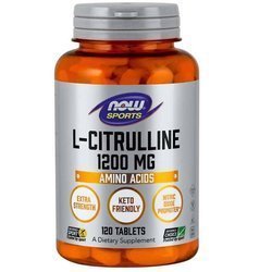 Now Foods L-Citrulin Double Strength 1200 mg 120 tablet