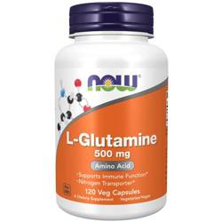 Now Foods L-Glutamin 500 mg 120 veg kapslí