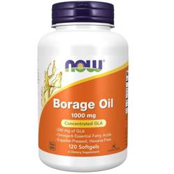 Now Foods Olej z Brutnáku Lékařského (Borage Oil) 1000 mg 120 kapslí