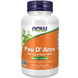 Now Foods Pau d'Arco 500 mg 100 kapslí