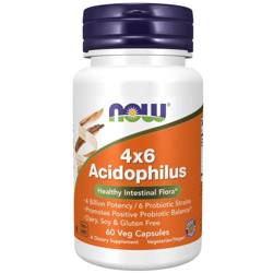 Now Foods Probiotikum 4x6 Acidophilus 60 kapslí
