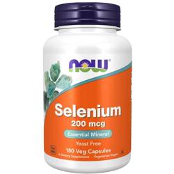 Now Foods Selenium 200 mcg 180 kapslí