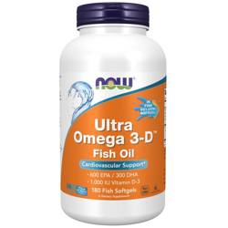 Now Foods Ultra Omega 3-D 180 kapslí