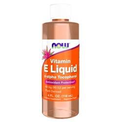 Now Foods Vitamín E Přírodní Liquid 118 ml kapky