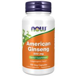 Now Foods Žen-šen Americký (American Ginseng) 500 mg 100 kapslí