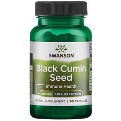 Swanson Černý Kmín (Black Cumin) 400 mg 60 kapslí