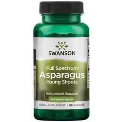 Swanson Chřest (Asparagus) 400 mg 60 kapslí