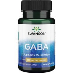 Swanson GABA (Kyselina Gama Aminomáselná) 250 mg 60 kapslí