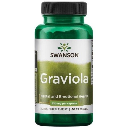 Swanson Graviola 530 mg 60 kapslí