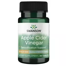 Swanson Jablečný Ocet (Apple Cider Vinegar) Double Strength 200 mg 30 tablet