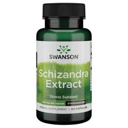 Swanson Klanopraška čínská (Schizandra Extract) 500 mg 60 kapslí