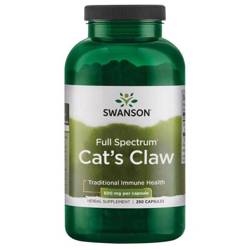 Swanson Kočičí Dráp (Cat's Claw) 500 mg 250 kapslí