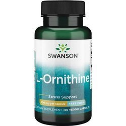 Swanson L-Ornitin 500 mg 60 kapslí