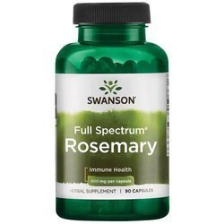 Swanson Rozmarýn Lékařský (Rosemary) 400 mg 90 kapslí
