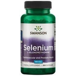 Swanson Selenium L-selenomethionine 100 mcg 200 kapslí