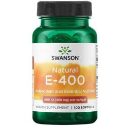 Swanson Vitamín E Přírodní 400 iu 100 kapslí