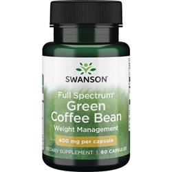 Swanson Zelená Káva (Green Coffee) 400 mg 60 kapslí