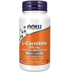 Now Foods L-Carnitine 500 mg 60 veg kapslí