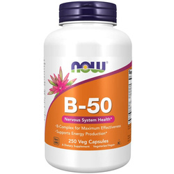 Now Foods Vitamin B-50 Complex 250 veg kapslí