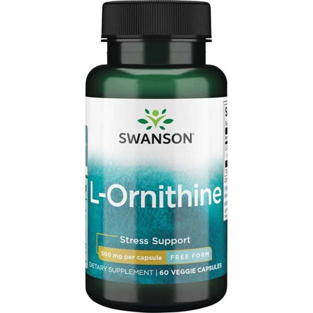 Swanson L-Ornitin 500 mg 60 kapslí