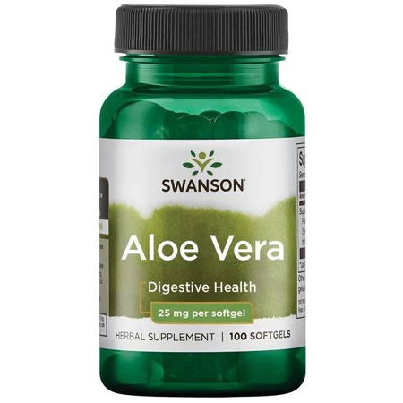 Swanson Aloe Vera 25 mg 100 kapslí