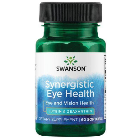 Swanson Lutein a Zeaxantin Synergistic Eye Health 60 kapslí