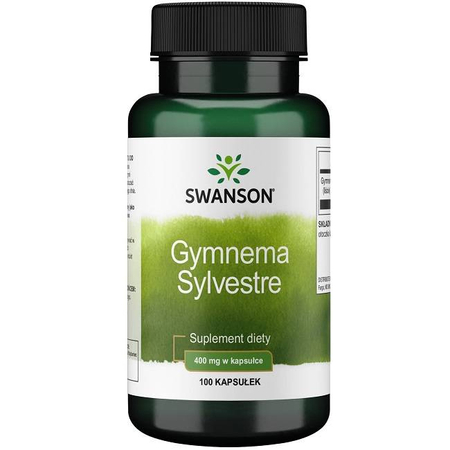 Swanson Gurmar (Gymnema Sylvestre) 400 mg 100 kapslí
