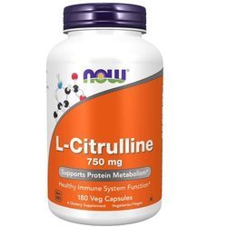 Now Foods L-Citrulline 750 mg 180 kapslí