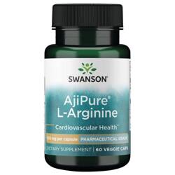 Swanson AjiPure L-Arginin 500 mg 60 kapslí