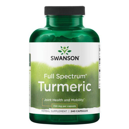 Swanson Kurkuma (Turmeric) 720 mg 240 kapslí