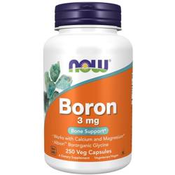 Now Foods Boron 3 mg 250 kapslí