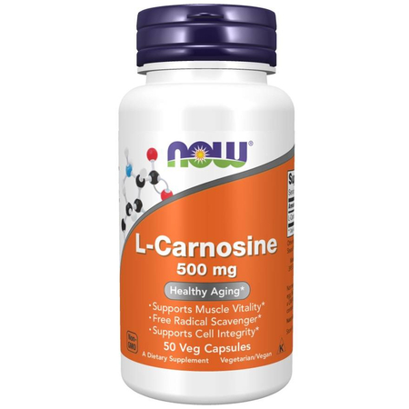 Now Foods L-Carnosine 500 mg 50 veg kapslí