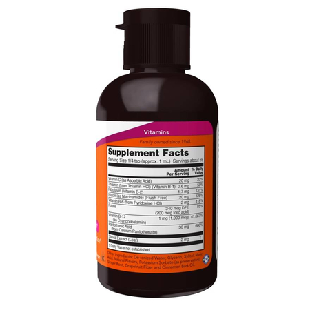Now Foods Vitamin B-12 Complex Liquid 59 ml kapky