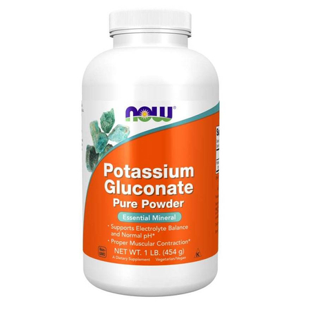 Now Foods Potassium Gluconate Pudr 454 g
