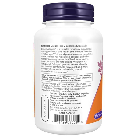 Now Foods BioCell Collagen 120 kapslí