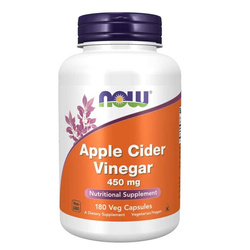 Now Foods Apple Cider Vinegar 450 mg 180 kapslí