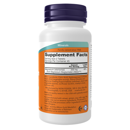 Now Foods Magnesium Glycinate 180 tablet