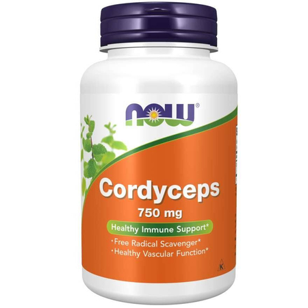 Now Foods Cordyceps 750 mg 90 kapslí
