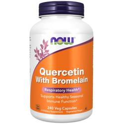 Now Foods Kvercetin s Bromelinem 240 kapslí