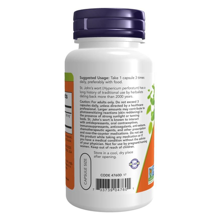 Now Foods Třezalka (St. John's Wort) 300 mg Extract 250 veg kapsli