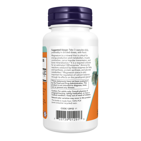 Now Foods Magnesium Citrate 120 veg kapslí