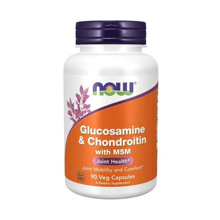 Now Foods Glukosamin, Chondroitin a MSM 90 veg kapslí