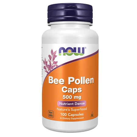 Now Foods Bee Pollen 500 mg 100 kapslí