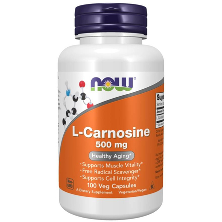 Now Foods L-Carnosine 500 mg 100 veg kapslí
