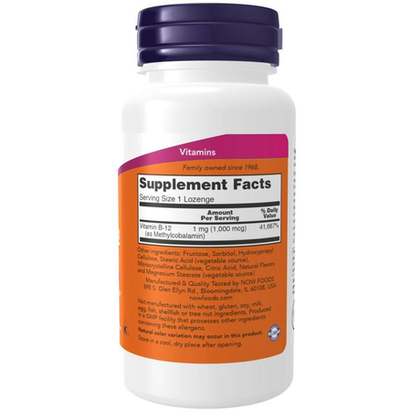 Now Foods Methyl B-12 1000 mcg 100 tablety