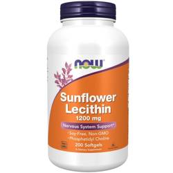 Now Foods Slunečnicový Lecitin 1200 mg 200 kapslí